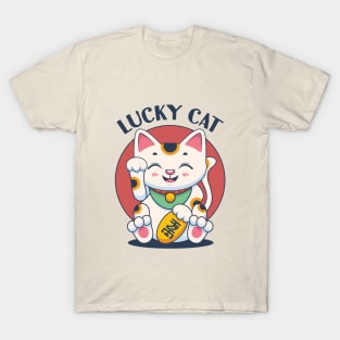 Lucky Cat design T-Shirt